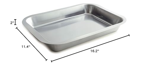 Norpro Stainless Steel 16 Inch Roast Lasagna Pan