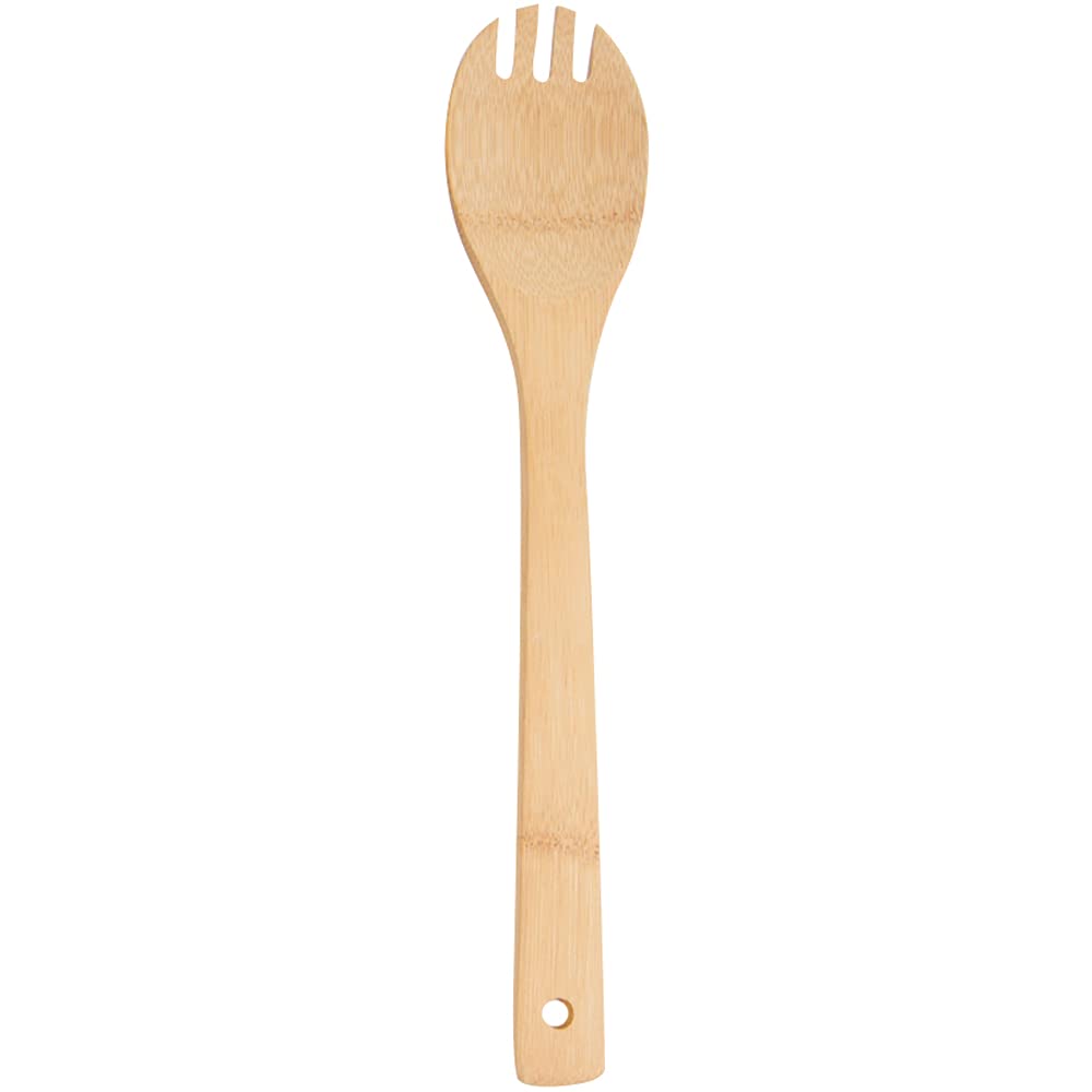Printsupremacy Bamboo Cooking Spoons Set, Non Stick Wooden Kitchen Gadget Pan Cookware, Baking Gift For Housewarming Wedding Bir