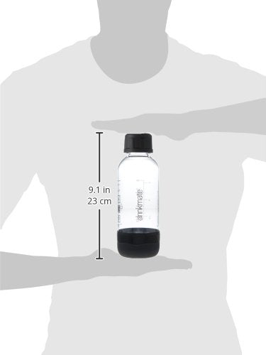 Drinkmate Carbonation Bottles (Twin Pack) (0.5L, Black)