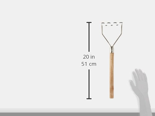 Winco Square Potato Masher  4.5-Inch