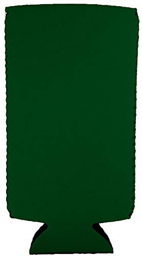 Blank Neoprene Slim Can Coolie (4 Pack, Kelly Green)