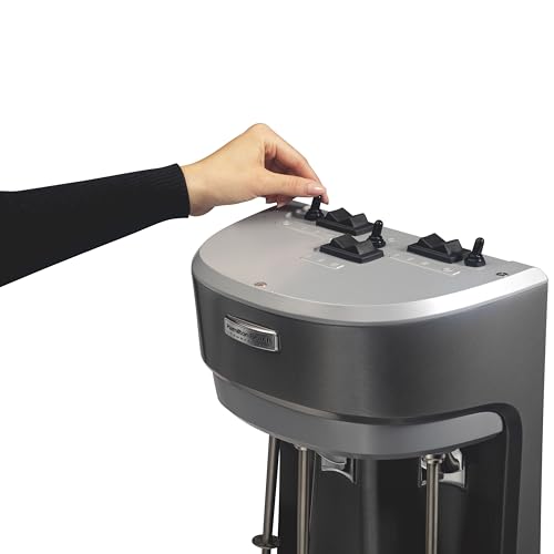 Hamilton Beach Hmd400 120V Triple Spindle Commercial Drink Mixer, Grey