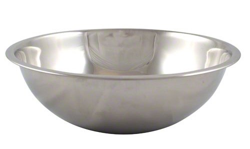 American Metalcraft, Inc. Ssb400 Stainless Steel Mixing Bowl, 10.5' Diameter, Silver, 4-Quart