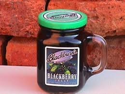 Blackburns Preserves & Jellys 18oz Reusable Handled Glass Mug Jar (Pack of 3) (Blackberry Jelly)