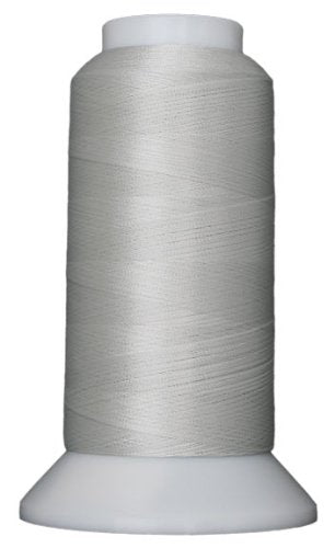 Superior Threads Bottom Line 2-Ply 60-Weight Polyester Embroidery Quilting Sewing Thread - 3,000 Yard Cone (#623 Silver)