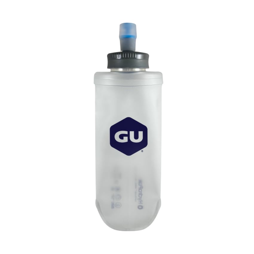 Soft Flask for Energy Mix, Collapsible Water Bottle, Leakproof Portable Flexible, Easy Open Cap, Foldable, Lightweight for Runni
