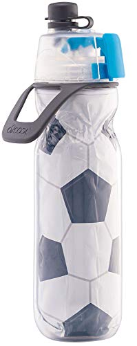 O2COOL Insulated Mist N' Sip Water Bottle - 20 oz  Soccer (HMLDP07)