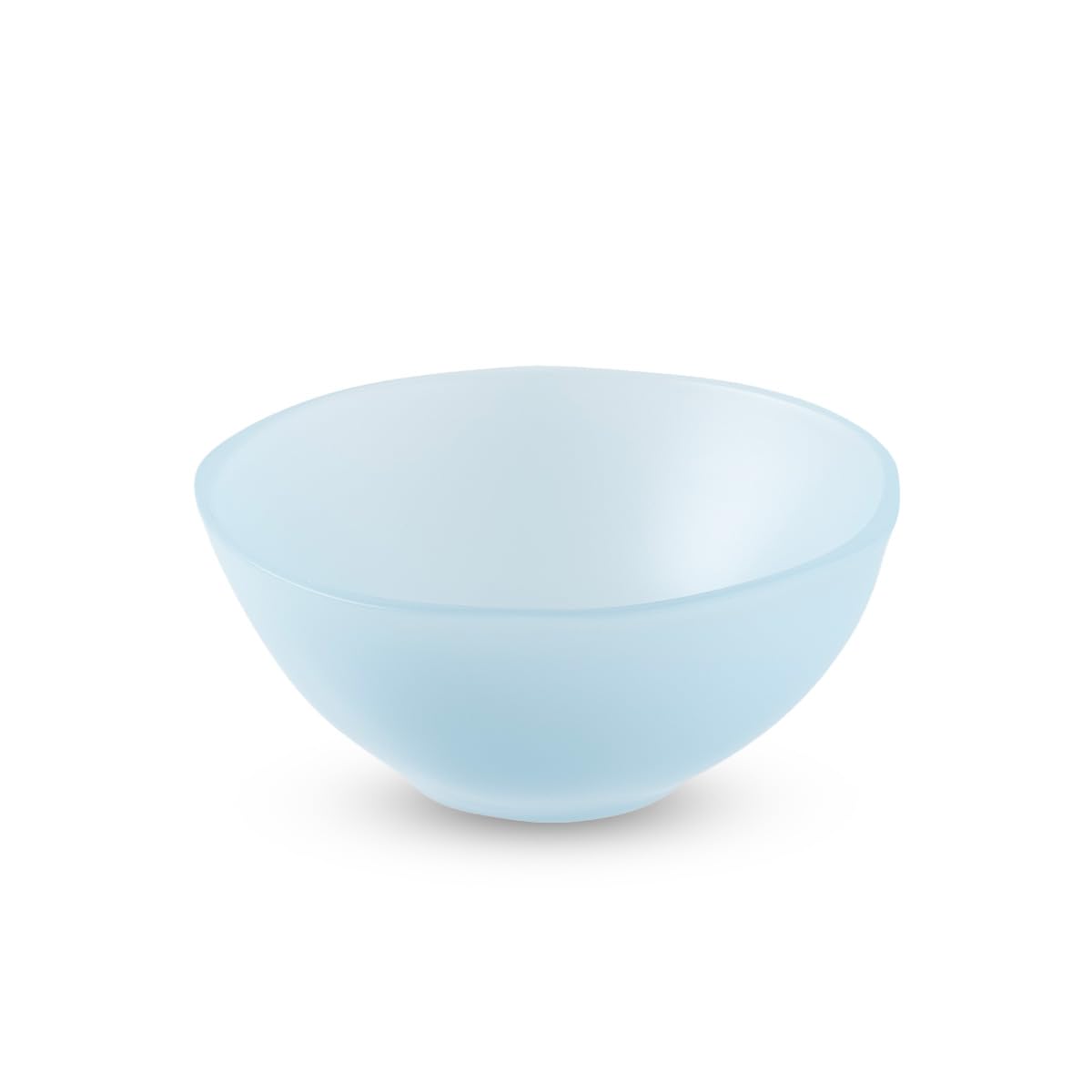 Aboard Homeware Organic Cereal Bowl, Break-Resistant, 5.9 inches (15 cm), Smoke Blue, Fashionable Design Tableware, Plastic, Mic