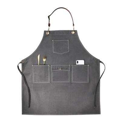 3Nh Pack Of 1 Multiutility Apron (Color: Black, Size: 68X77Cm, Material: Denim)