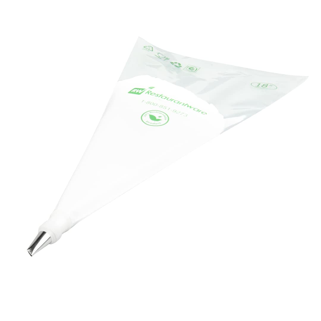 Restaurantware Pastry Tek Petal Tip 1 Reusable Decorating Cake Tip - #102 Dent-Resistant Stainless Steel Rose Frosting Tip Dishw