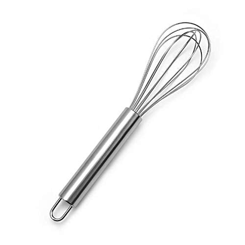 Aeyistry 8 Inch Stainless Steel Egg Whisk Multifunction Hand Egg Beaters Egg Stirring Mixing Whisk