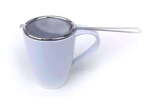 Cuisinox Fine Mesh Strainer, Stainless Steel With Handle, 3'' X 8''