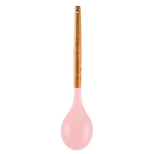 Woodtula Silicone Cooking Utensils Kitchen Utensil Set Heat Resistant Wooden Handles Kitchen Gadgets Tools Set For Nonstick (Pin