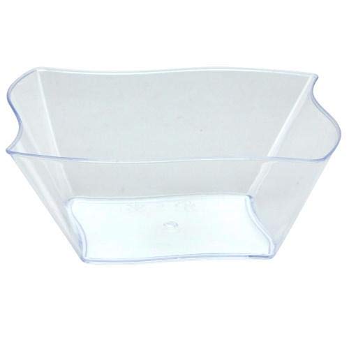 Lillian Tablesettings Mini Twist Dish-5 Oz | Clear | Pack Of 12 Plastic Serve-Ware (64532)
