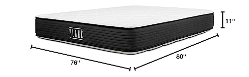 Brooklyn Bedding Plank Firm 10 King Mattress |Breathable Materials