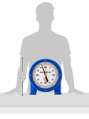 Accusplit Ax850 Lane Timer/Pace Clock, Blue, 15-Inch
