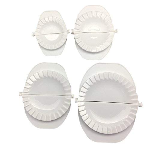 Emousport 4Pcs/Set Press Ravioli Dough Pastry Pie Dumpling Maker Gyoza Mold Mould Tool 4 Size Easy Eco Friendly Dumpling Mould