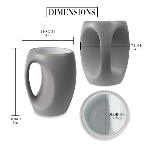 Pavilion - Good Morning Pickleball - 16 oz Gray Coffee Mug Tea Cup Gift Partner Player Sports Lover Friend Birthday Long Distanc