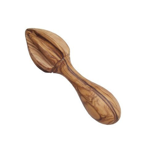 Aramedia Handmade Olive Wood Citrus Lemon, Lime, And Orange Reamer Juicer Squeezer And Honey Dipper Combo / Bundle - By Artisans