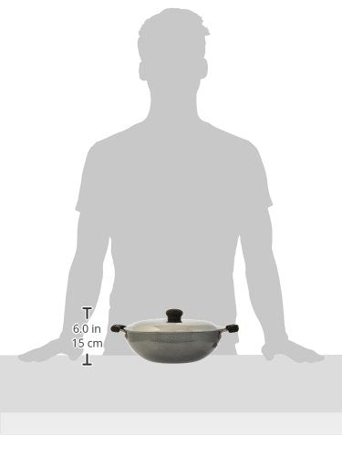 Prestige Manttra Omega Select Plus 250 Deep Fry Pan, Kadai, Indian Kadhai, Medium
