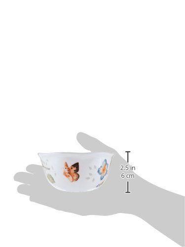 Lenox 806737 Butterfly Meadow Dessert Bowl, Multicolor, 1 Count (Pack Of 1)