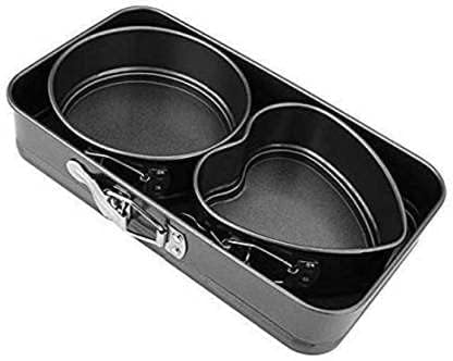 Dherik Tradworld Cake Mould || Cake Mould in Heart Round and Rectangular Shape