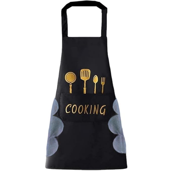 Lavini Enterprise Adjustable Cooking Kitchen Apron  Reusable Waterproof Protective Apron For Women & Men For Cooking, Baking, C