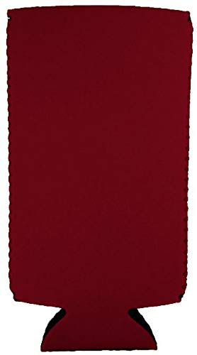 Blank Neoprene Slim Can Coolie (1, Burgundy)