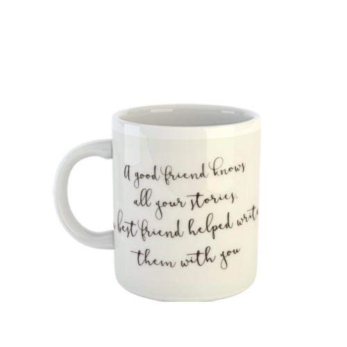 Gen7 Friendship Day  Beautiful Friendship Day Quote 46;Printed Ceramic Mug. 11 Oz White (350 Ml Pack Of 1)