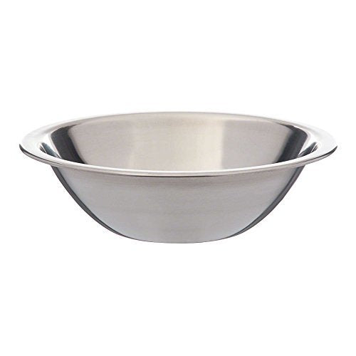 Set Of 6 - Stainless Steel Mixing Bowls - 6.5'' Wide - Flat Bottom And Rim