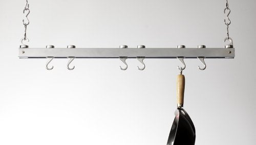 Taylor & Ng Track Rack Ceiling Pot Rack - Chrome