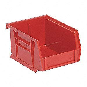 Shelf Bin Red 17-7/8In X 11-1/8In X 6In