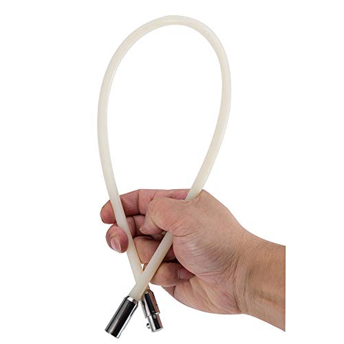 Xedragony Chimney Cleaning Brush Fireplace Flue Sweep Whip Cleaner Tools 30 Feet Rotary System Flexible 9 Rods Kit Drill Powered