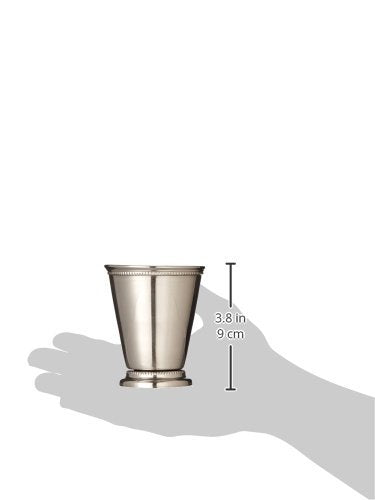 Elegance Small Beaded Mint Julep Cup - 6 Oz. - 3 1/2''