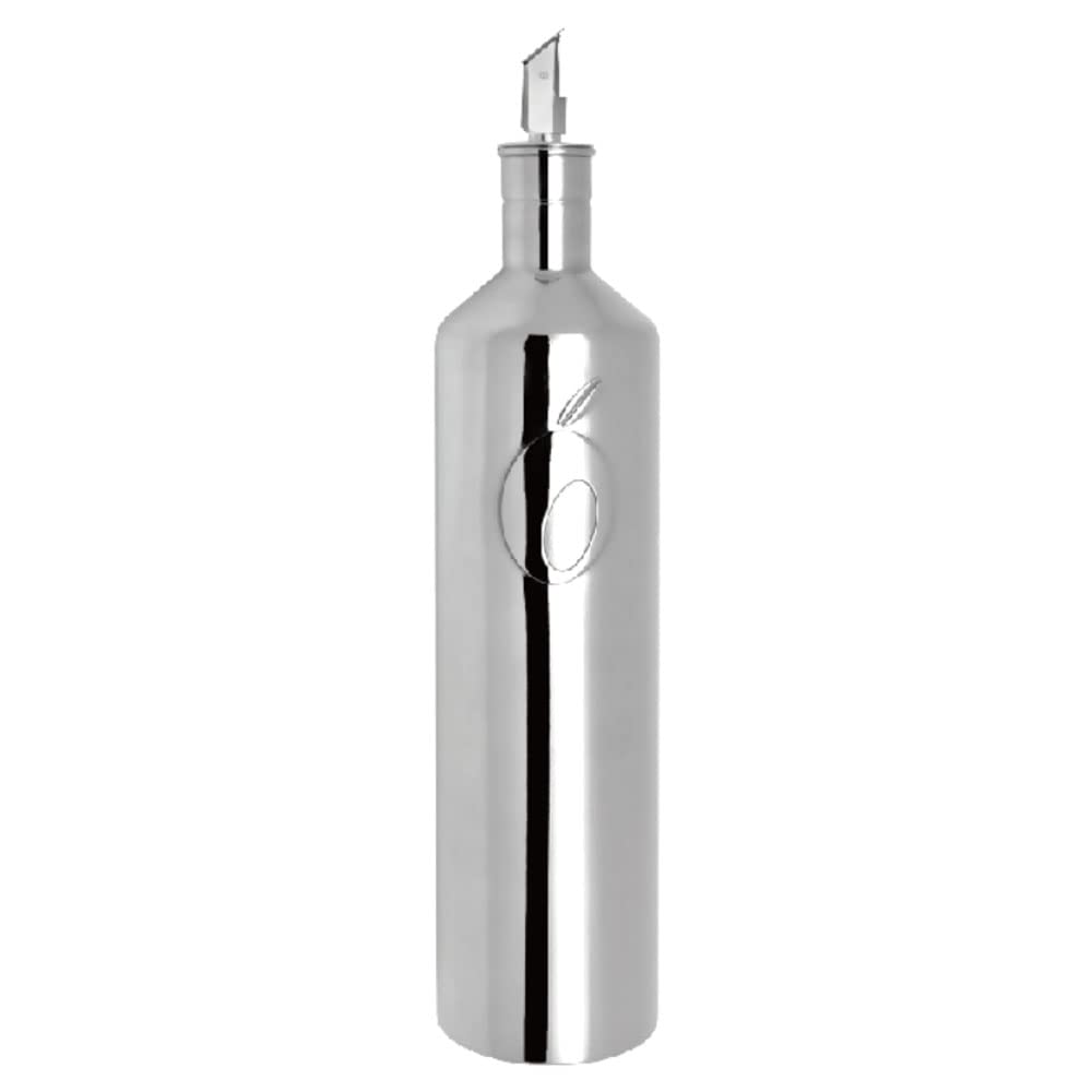 OLIPAC 18-10 Stainless Steel Olive Oil Bottle, 16.9 fl oz (500 ml)