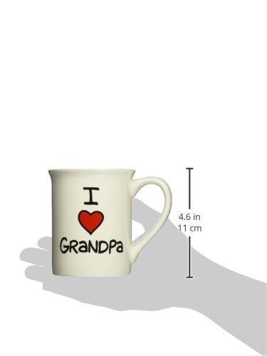 Our Name is Mud I Heart Grandpa    Stoneware Mug, 16 oz.