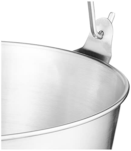 Winco Stainless Steel Utility Pail, 13-Quart