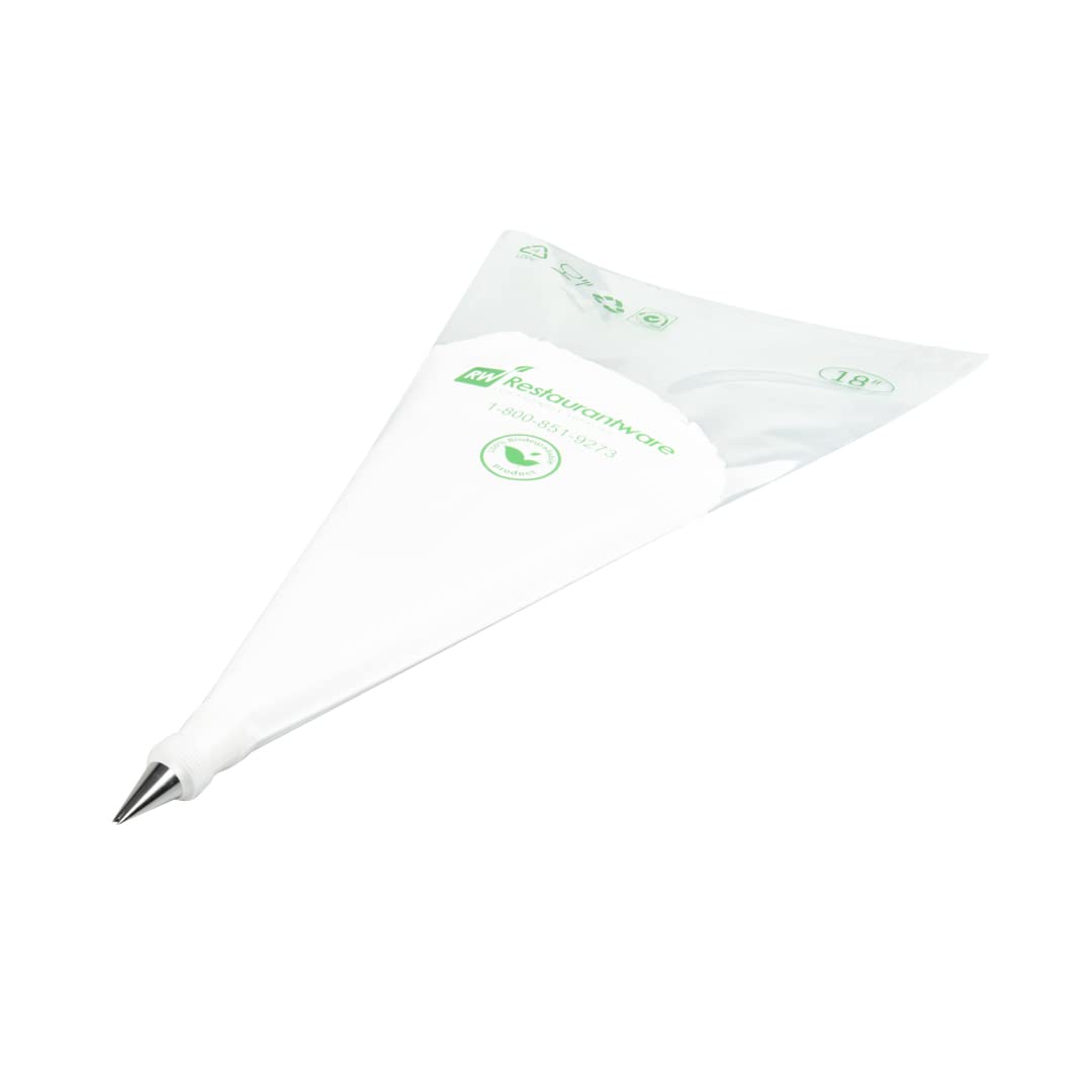 Restaurantware Pastry Tek Leaf Icing Tip 1 Reusable Piping Tip - #349 Dent-Resistant Stainless Steel Decorating Cake Tip Dishwas