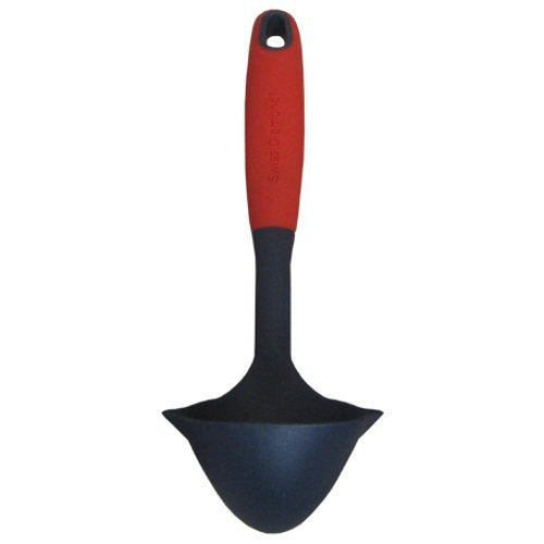 Swiss Diamond Sd''No More Mess!'' Ladle, 1 Piece, Black/Red