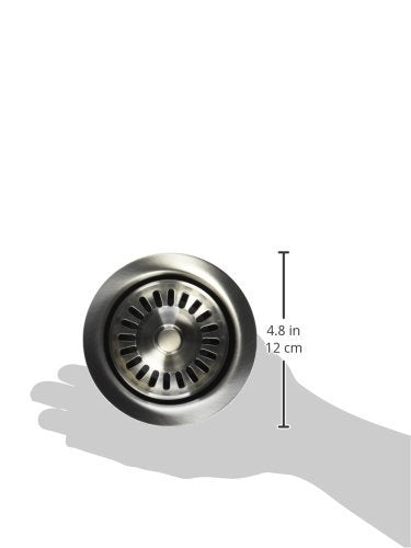 Mountain Plumbing Mt200Ev/Brs Kitchen Sink Strainer And Stopper, Brushed Stainless