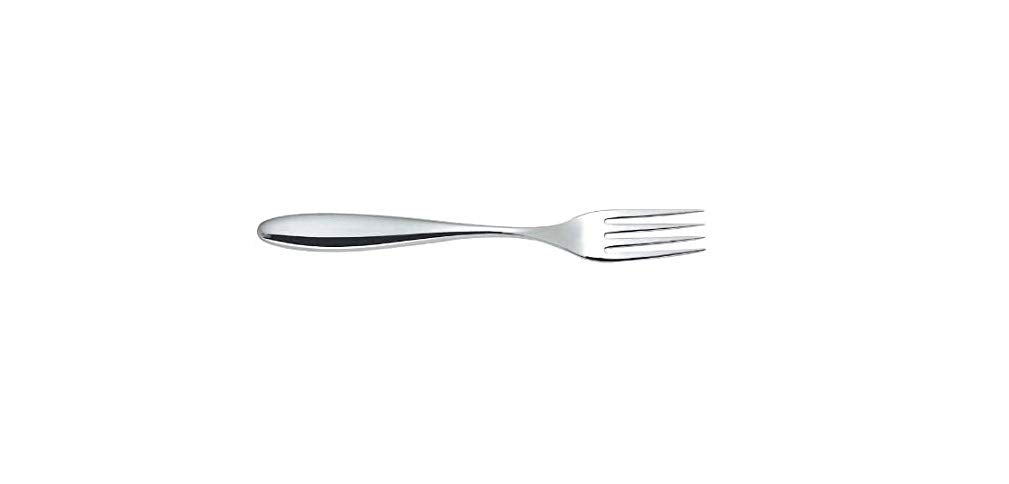 Alessi Mami Dessert Fork, One Size, Silver