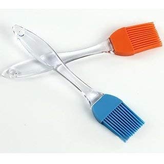 Apolline India Silicone Oil Basting Brush And Pastry Brush For Cake Mixer, Decorating, Cooking, Baking And Glazing (Multicolour,