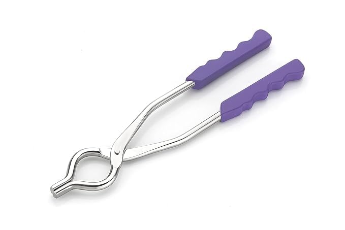 Sr Pincers For Kitchen Sandasi/Pakkad/Sansi/Pincers For Cooking Tongs Stainless Steel Plastic Handle