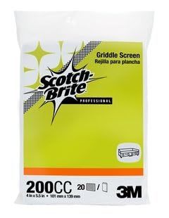 3M 200Cc Scotch-Brite Griddle Screen - 20 / Pk