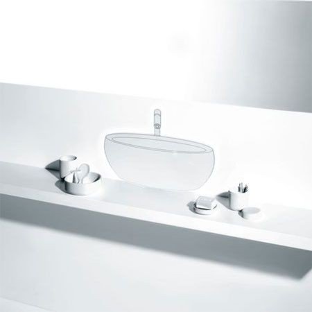 Alessi Aleesi Pl03 W Birillo Toothbrush Holder, One Size, White