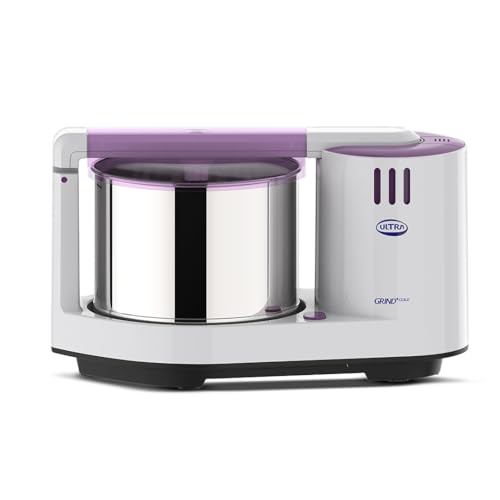 Ultra Grind+ Gold 2 Litre Table Top Wet Grinder  White | Fast Grinding Conical Stones, 150W Motor & 5 Years Warranty | Aisi 304