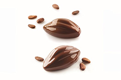 Silikomart Cacao 120 Silicone Mold with 6 Cavities, Each 4.01 Inch x 2.24 Inch x 1.65 Inch High