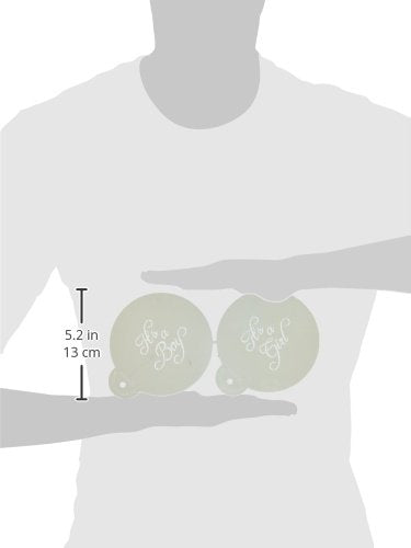 Script It'S A Boy/Girl Cookie Top 3'' By Designer Stencils