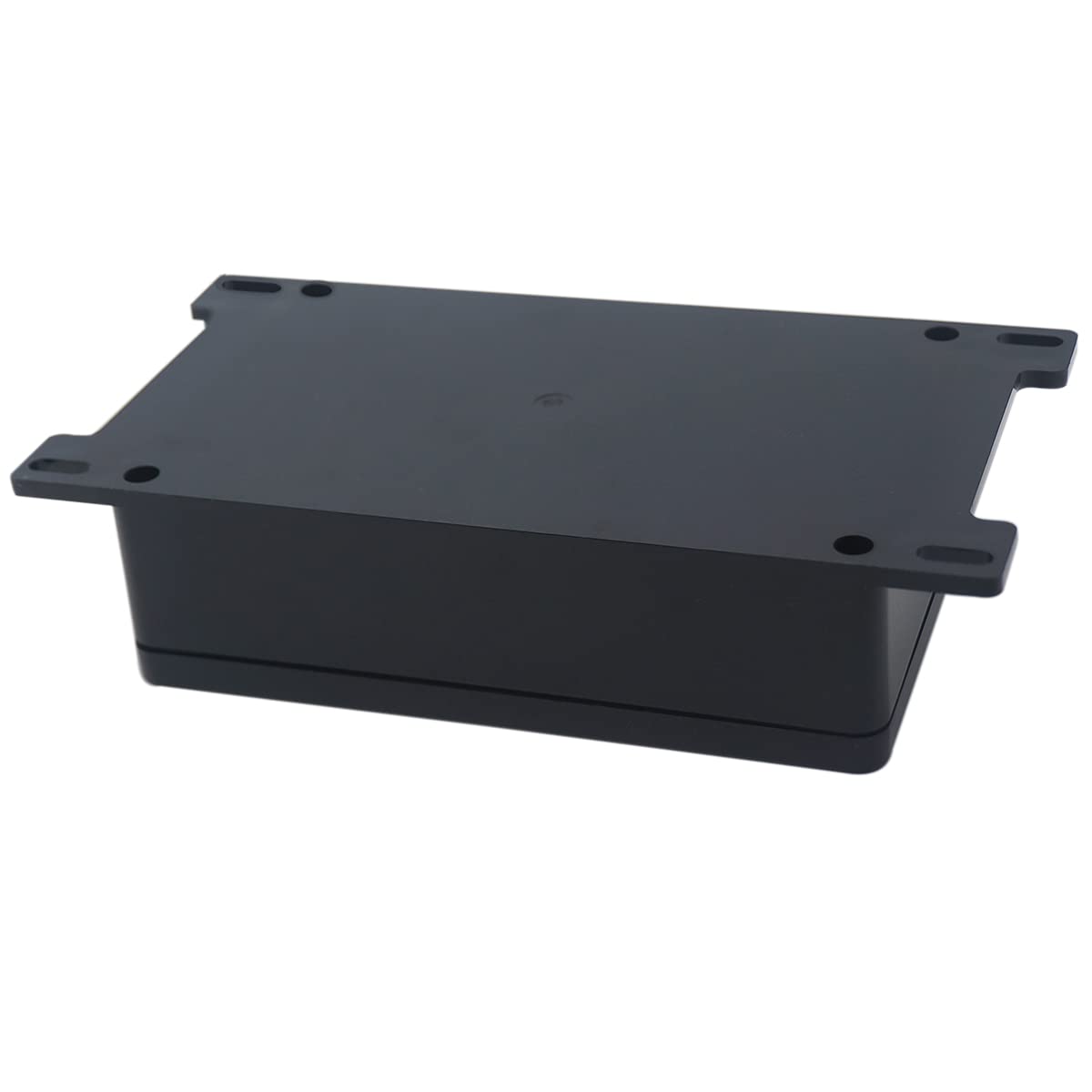 Junction Box, Zulkit Project Box Waterproof Dustproof Ip65 Abs Universal Electrical Boxes Enclosure With Fixed Ear Black 591 X 3