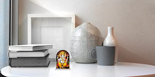 Autoeasy Ganesh Idol For Car Dashboard Murti Ganesh Idol For Home Ganeshji Gift Item & Statue For Bhagwan Temple/Pooja/Home Deco
